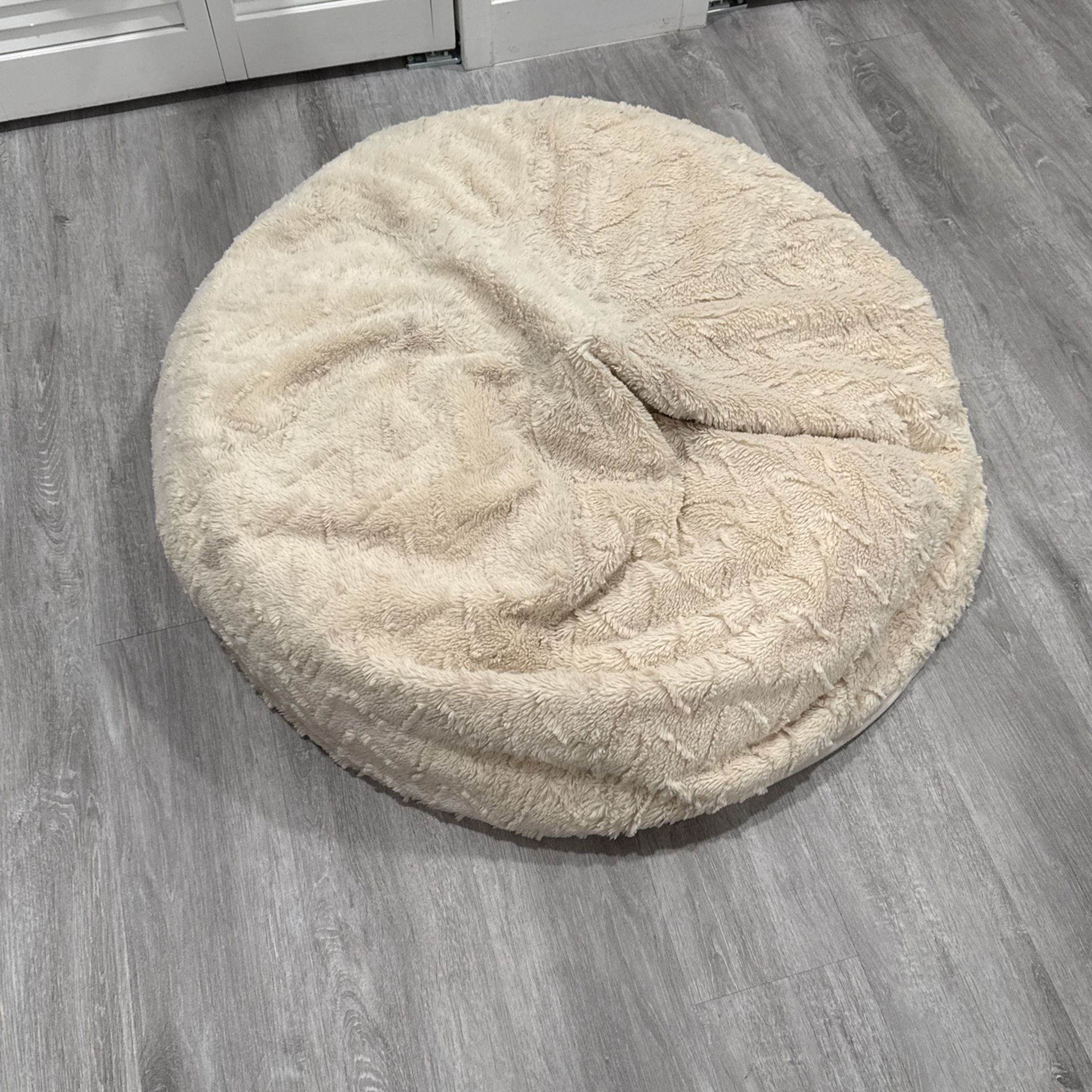 Beige Bean Bag