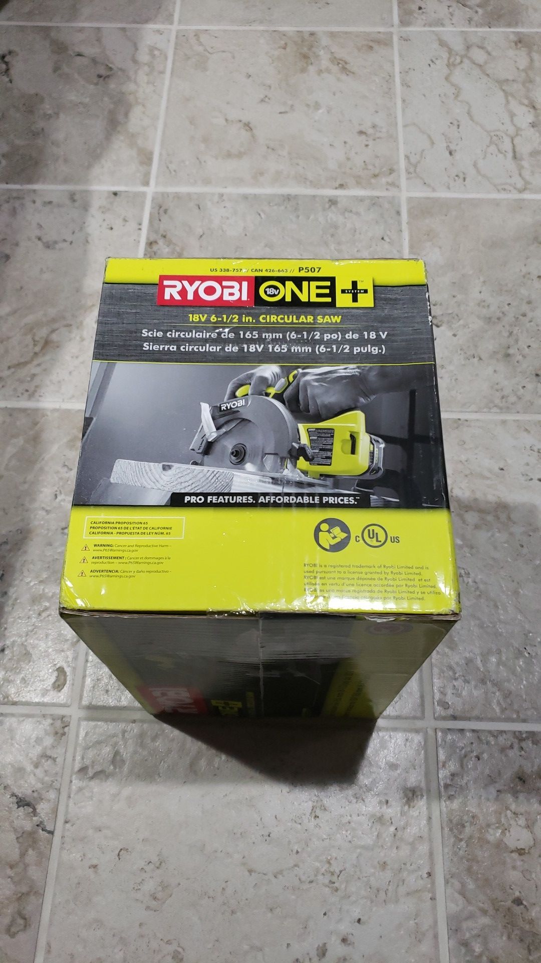 RYOBI 18-Volt ONE+ Cordless 6-1/2 in. Circular Saw (Tool Only)