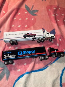 Mopar Die-Cast Semi Truck Toys Set of 2