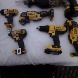 DeWalt Tools And Batteries And One Charger