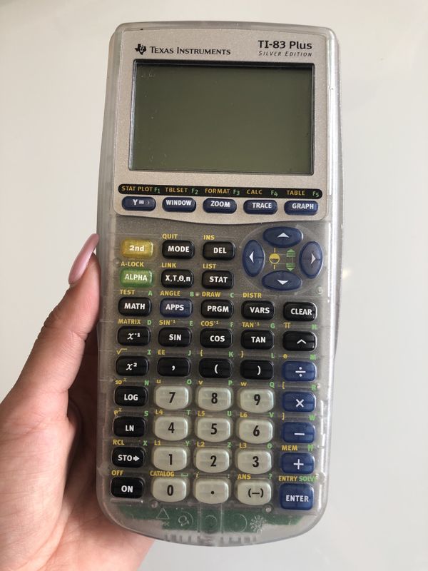 TI83 Plus Silver Edition Graphing Calculator for Sale in Austin, TX