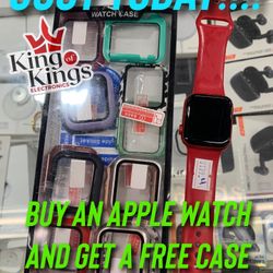 JUST TODAY!!!!! BUY AN APPLE WATCH AND GET A FREE CASE!!!!!!😱🤩🤯🔥🤩😱🤩🤯🔥🤯😱🤯