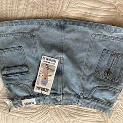 Rewash Blue Denim Utility Mini Skirt Women’s Size 11/30