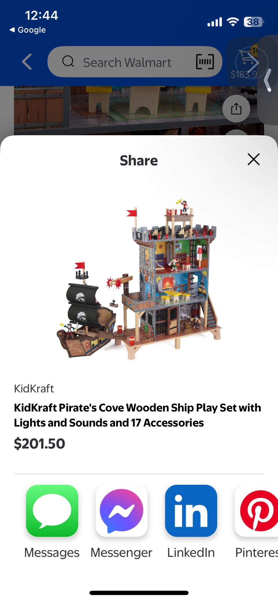 KidKraft Pirate Ship And Accessories