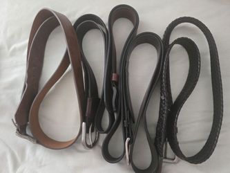 Lot of 5 Belts