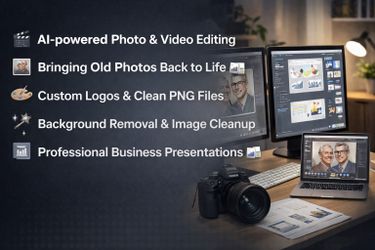 AI-powered Photo & Video Editing, Professional Business Presentations