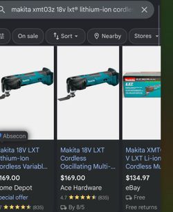 Makita multi tool