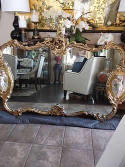 Vintage  Mirror  large
