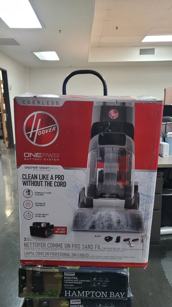 Hoover ONEPWR SmartWash Automatic Cordless Upright Carpet Cleaner