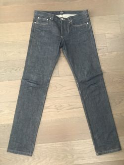 APC denim jeans.
