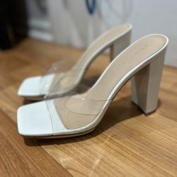 Clear Strap Heels