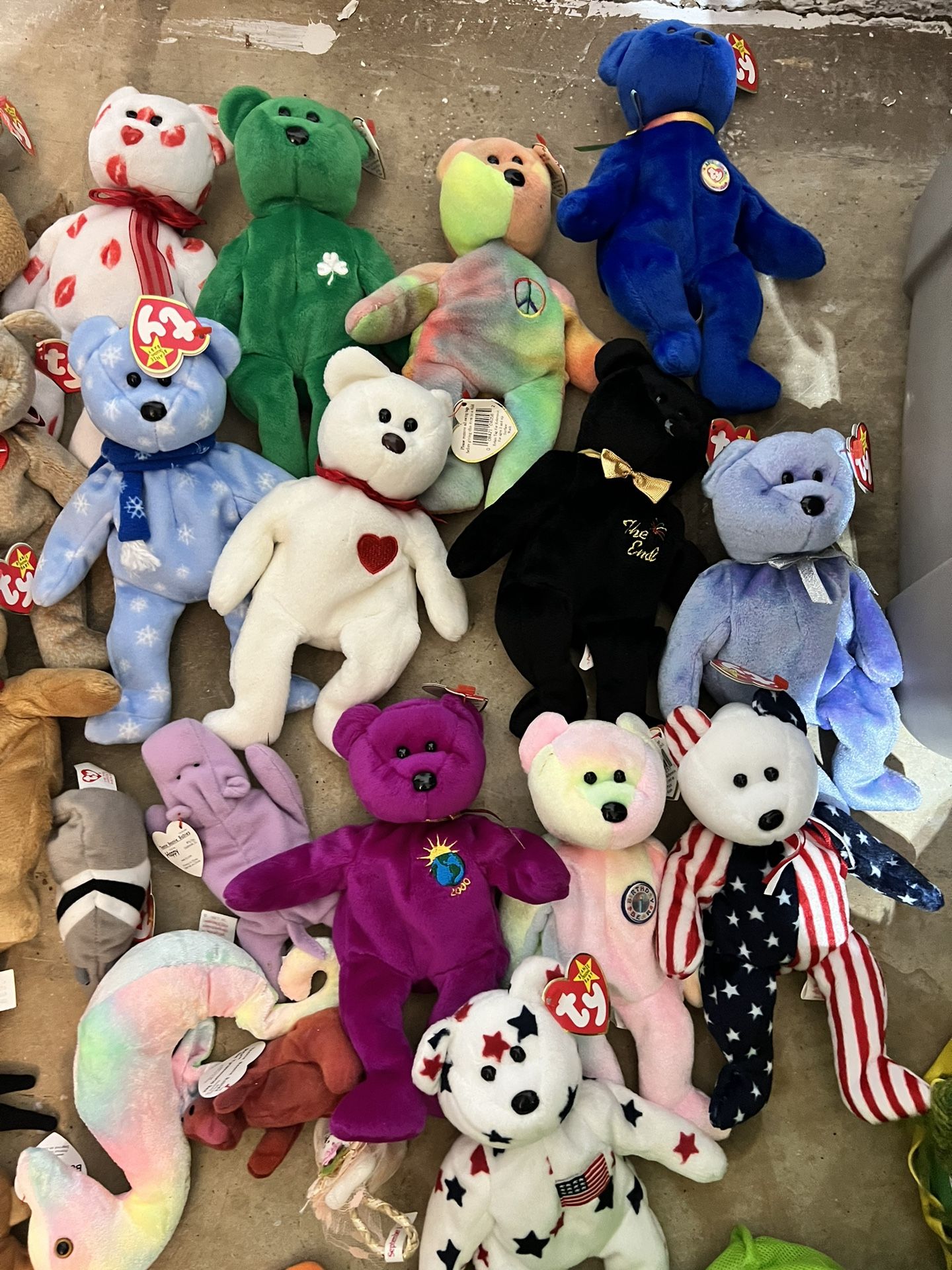 Rare Lot of Beanie Babies