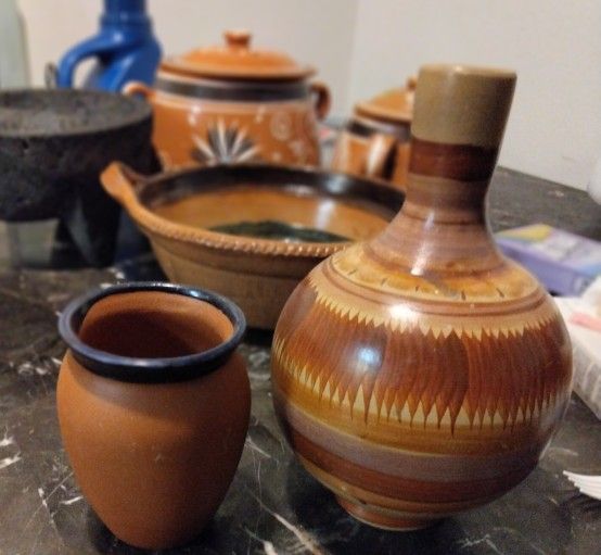 Mexican Clay Pottery Items