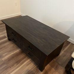 Wood Coffee Table 48 X 30