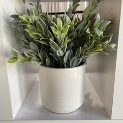 Small Faux Plant In Vase