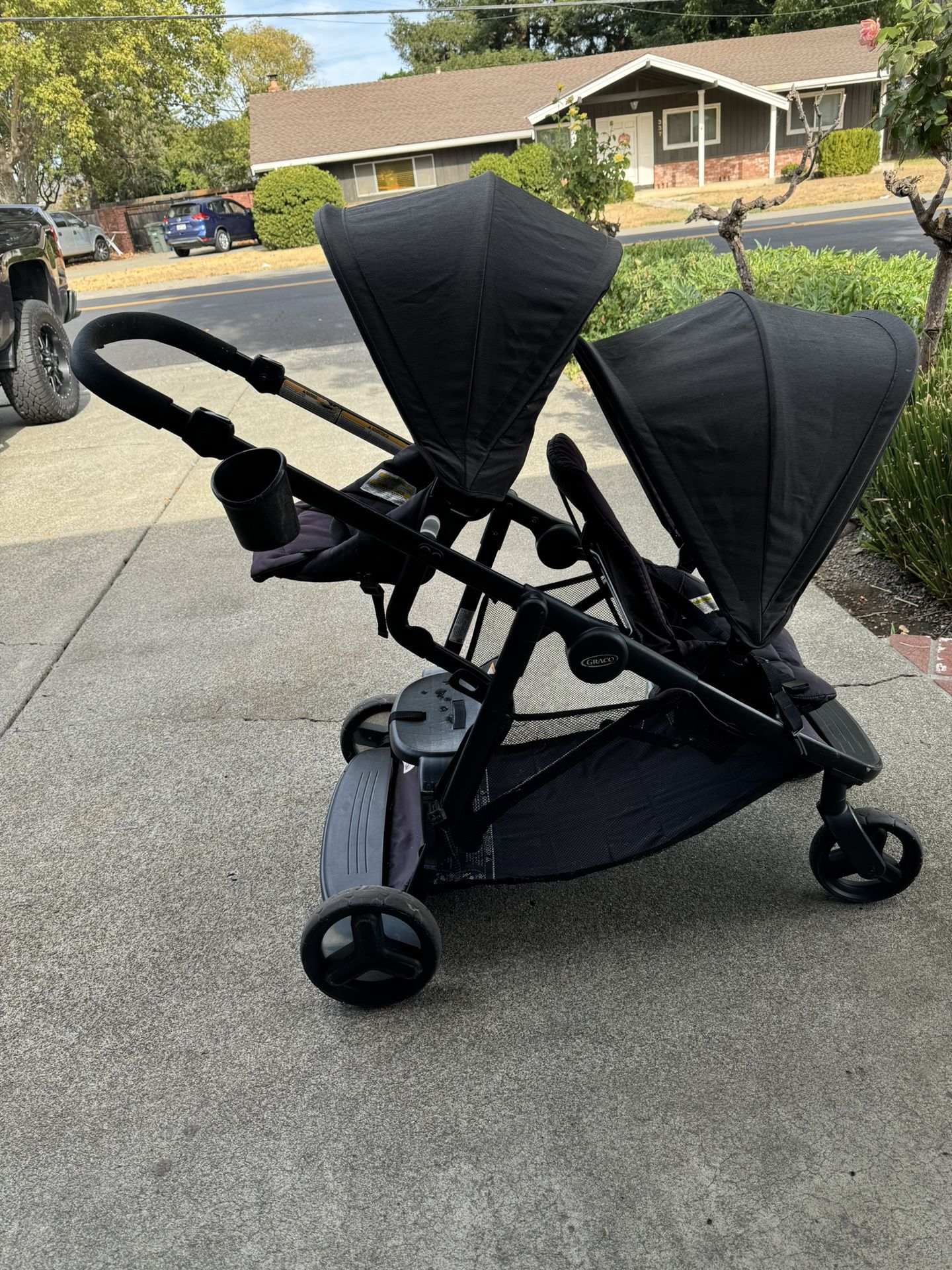 Graco 3 Way Stroller… Baby Seat, Front Seat Toddler Seat