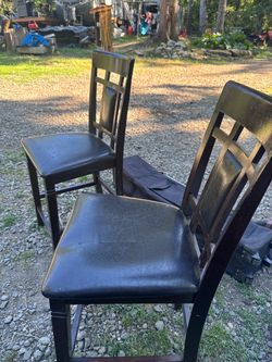High table with 4 chairs