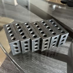 Machinist 1-2-3 blocks Set Of 6