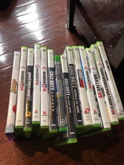 Video games Xbox 360 Xbox one got a bunch of games for sale cheap don’t want them here five bucks apiece or so take what you want