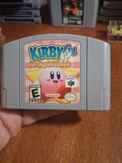 N64 Kirby the Crystal Shards $35 authentic Nice condition pick up in Glendale