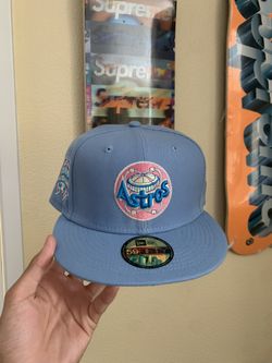 Cotton Candy Astros Fitted Hat 7 1/4