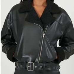 Faux Leather Jacket 