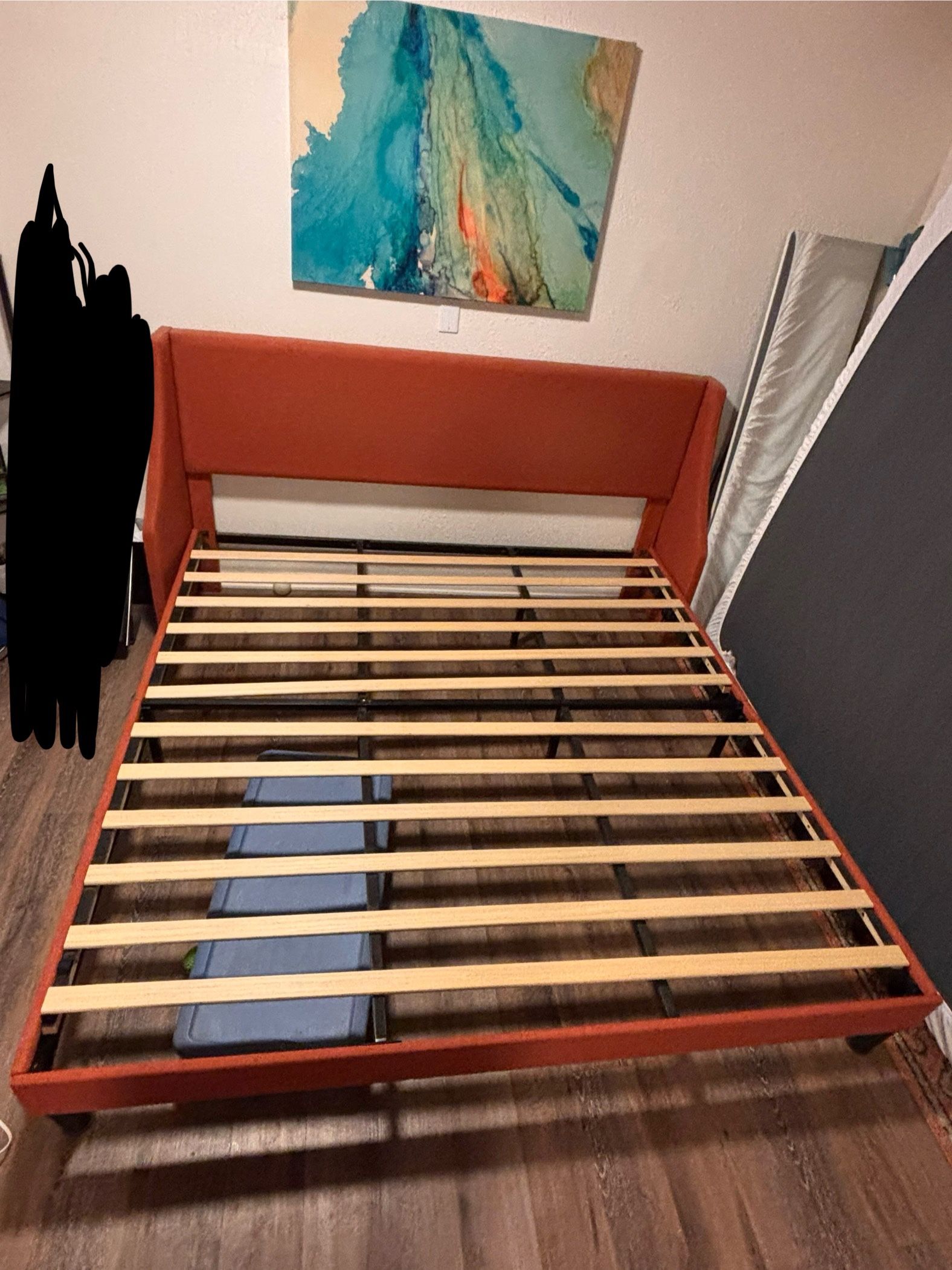 FREE Orange King Bed Frame And Headboard