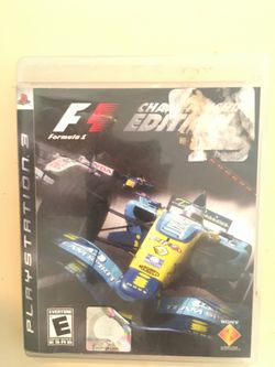 Sony PlayStation ps3 f1 formula