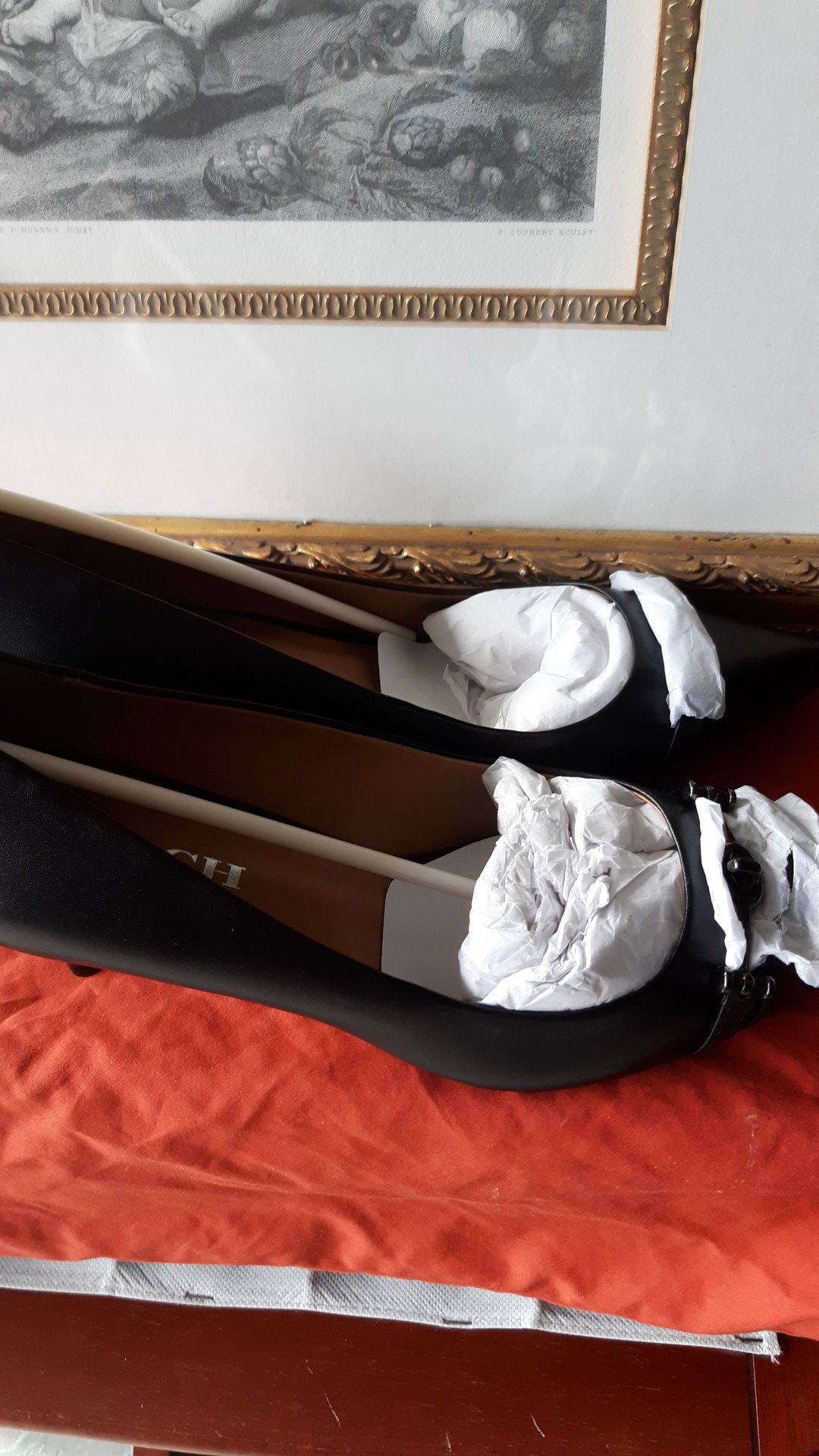 Coach black heels Shoes Lauri Silky 9.5 4A01533-BBK