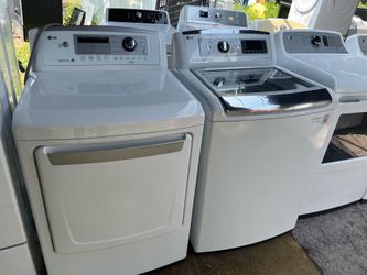 Lg set washer and dryer / working perfect / 2 month warranty