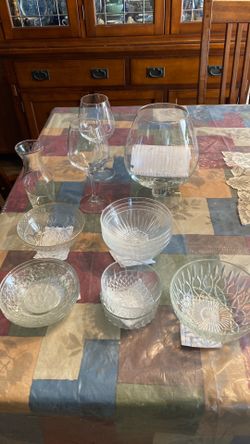 Glass ware and crystal