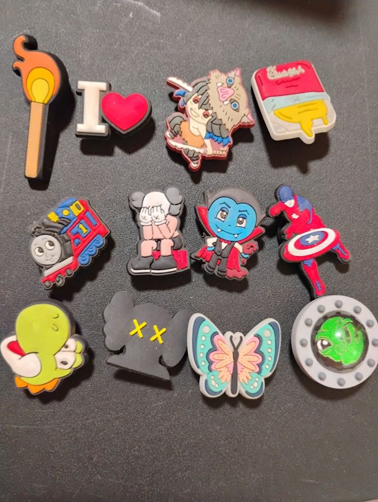 Random Fun Croc Charms