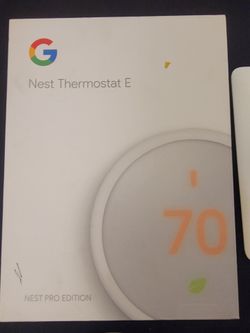 Google nest thermostat E Pro Edition
