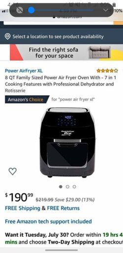 Power air fryer pro