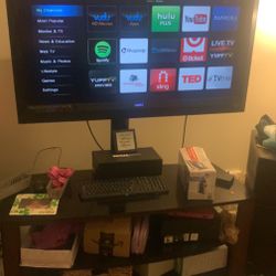 42" Tv & Stand 