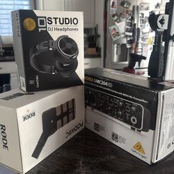 Podcast set  Rode Mic