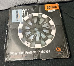 Jazni 20-Inch Wheel Rim Protector Hubcaps for Tesla