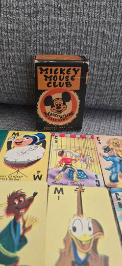 Mickey Mouse Club Mouseketeers Card Game