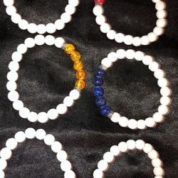 White Lava Bracelets