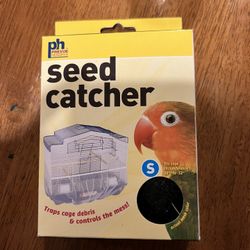 Black Seed Catcher for Small Bird Travel Cage