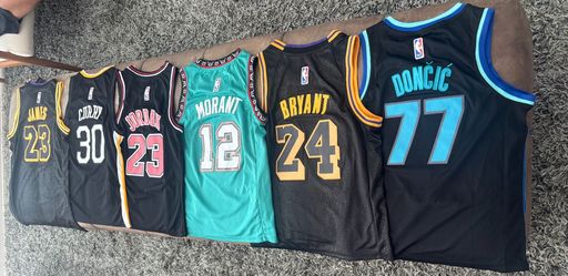 Basketball jerseys kids large