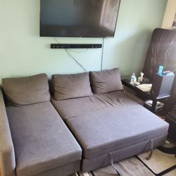 IKEA Bed/Couch Grey Mint Condition
