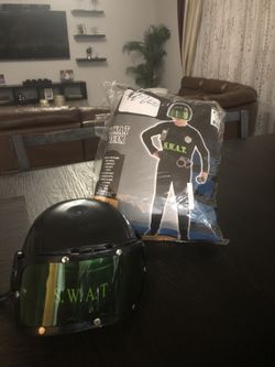 SWAT halloween costume. Boy size 8-10 years old