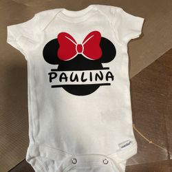 Custom Inspired Onsie With Personalized Name 