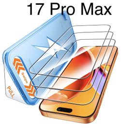 3pcs Screen Protector for iPhone 17 Pro Max Screen 17 6.9 Inch, Clear.