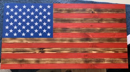 Rustic American Flag