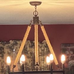 6-Light Oil Rubbed Bronze Modern/Contemporary Chandelier