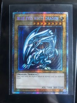 Yugioh "Blue-Eyes White Dragon" AC02-KR000 Korean Ver Prismatic Starlight Rare