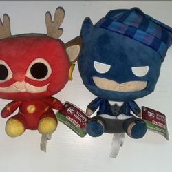 Batman & Flash Plush 