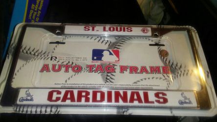 St louis cardinals auto tag frame